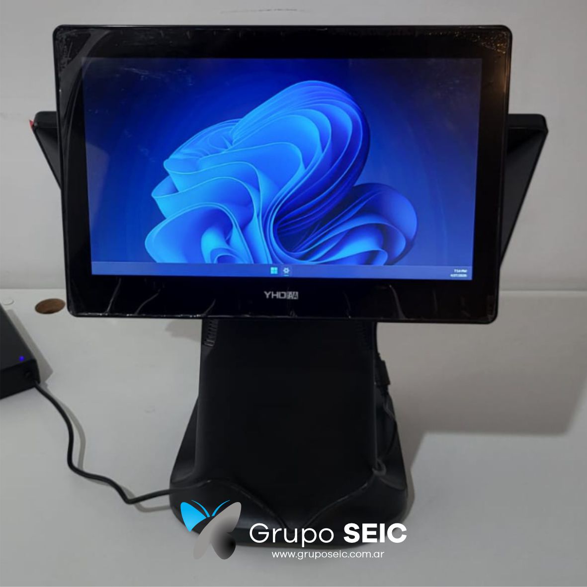 POS All In One doble pantalla + Scanner 1d + comandera 57mm